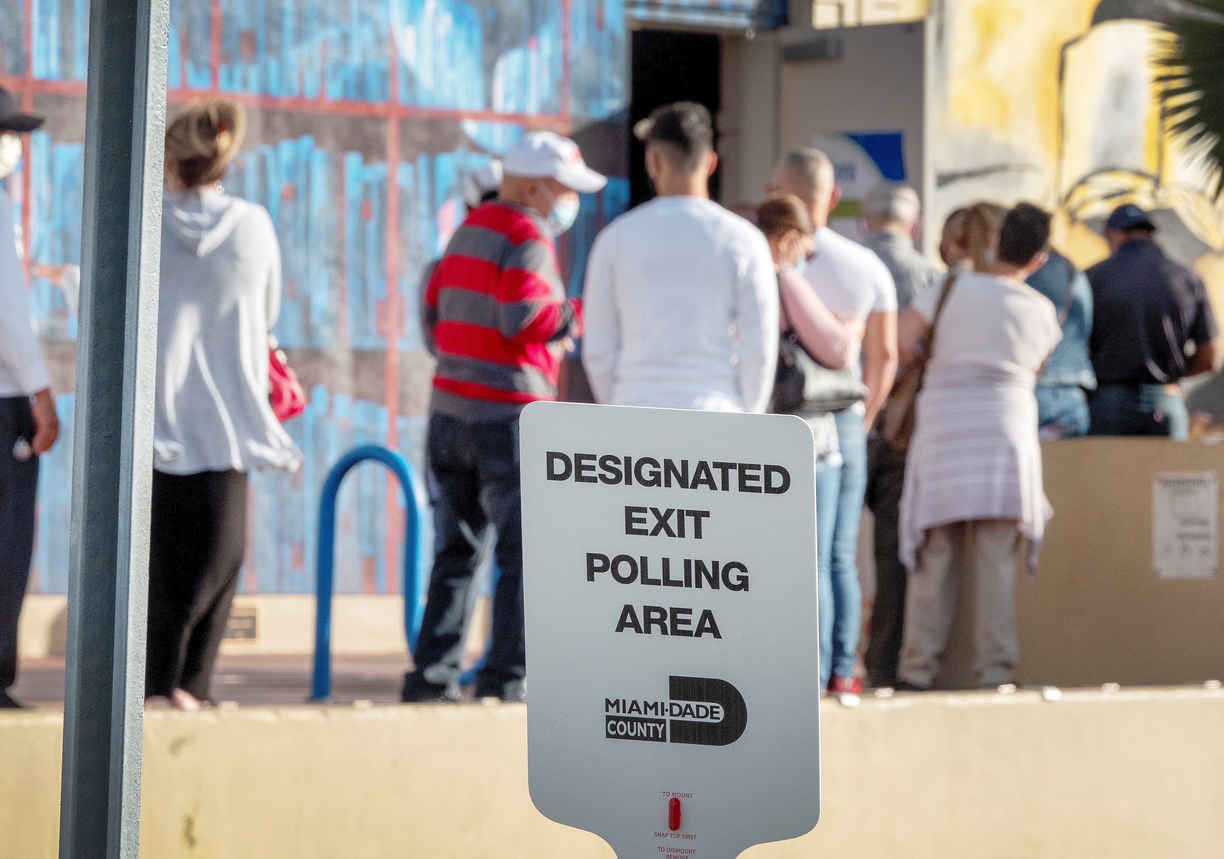 El entusiasmo de los floridanos por votar llega al gran día