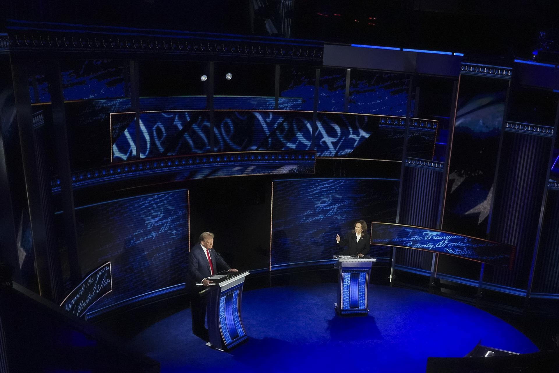 El debate entre Trump y Harris fue seguido por 67,1 millones de personas