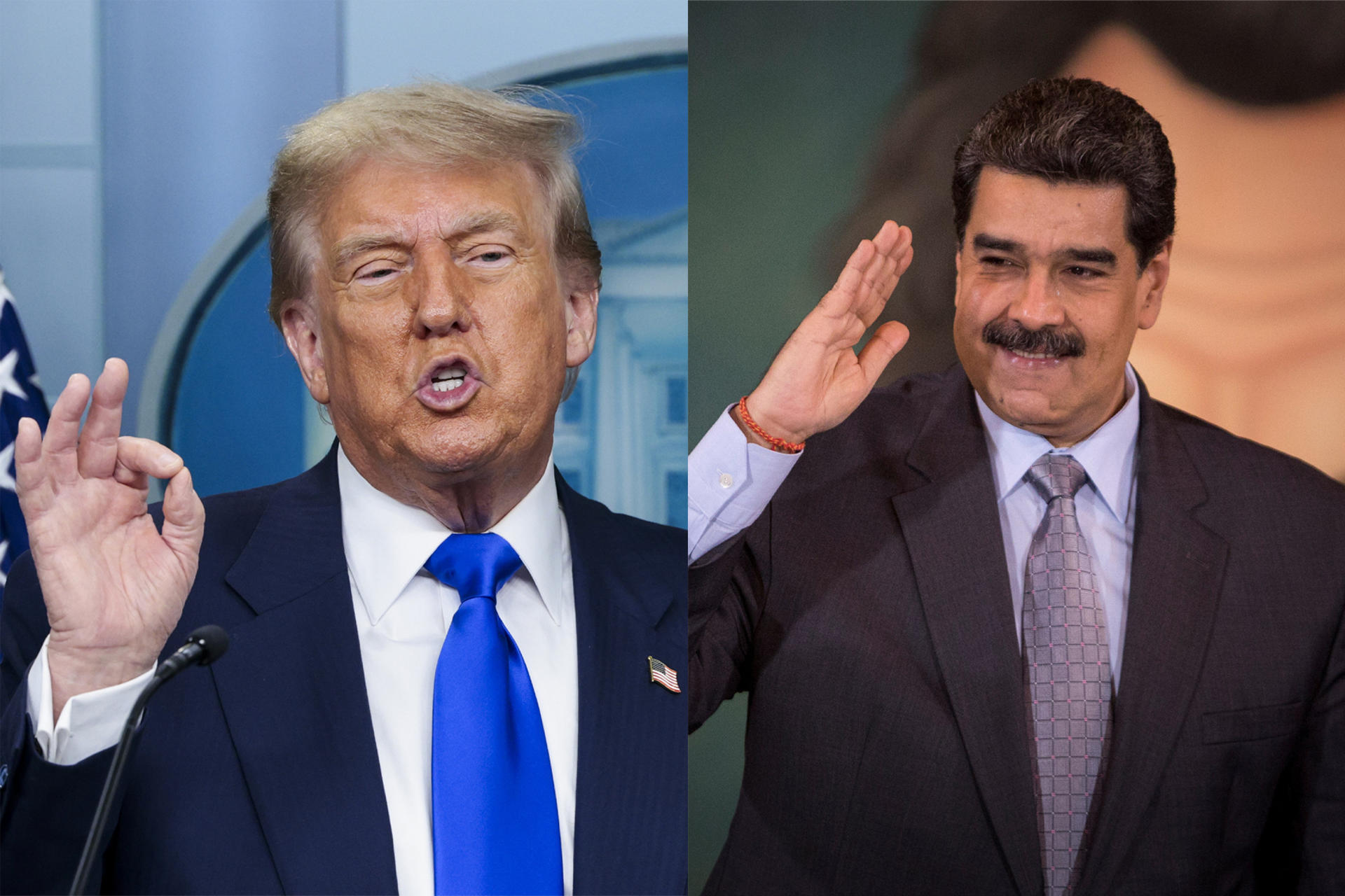Trump dice que Maduro tiene los «días contados» y no descarta una invasión terrestre