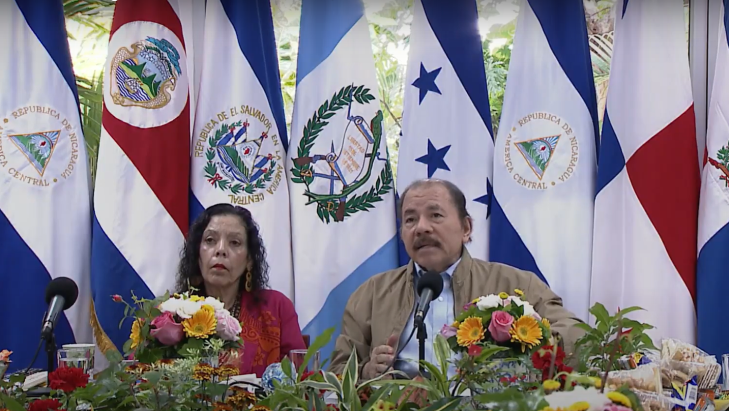 Ortega habla de narcotráfico en reunión de presidentes ante emergencia por el huracán Iota