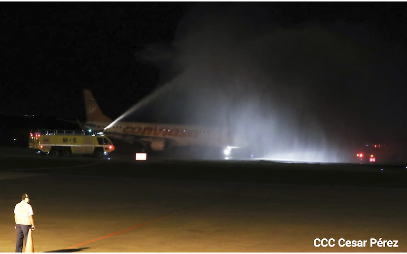 Aerolínea sancionada por EE.UU. reanuda sus vuelos a Nicaragua