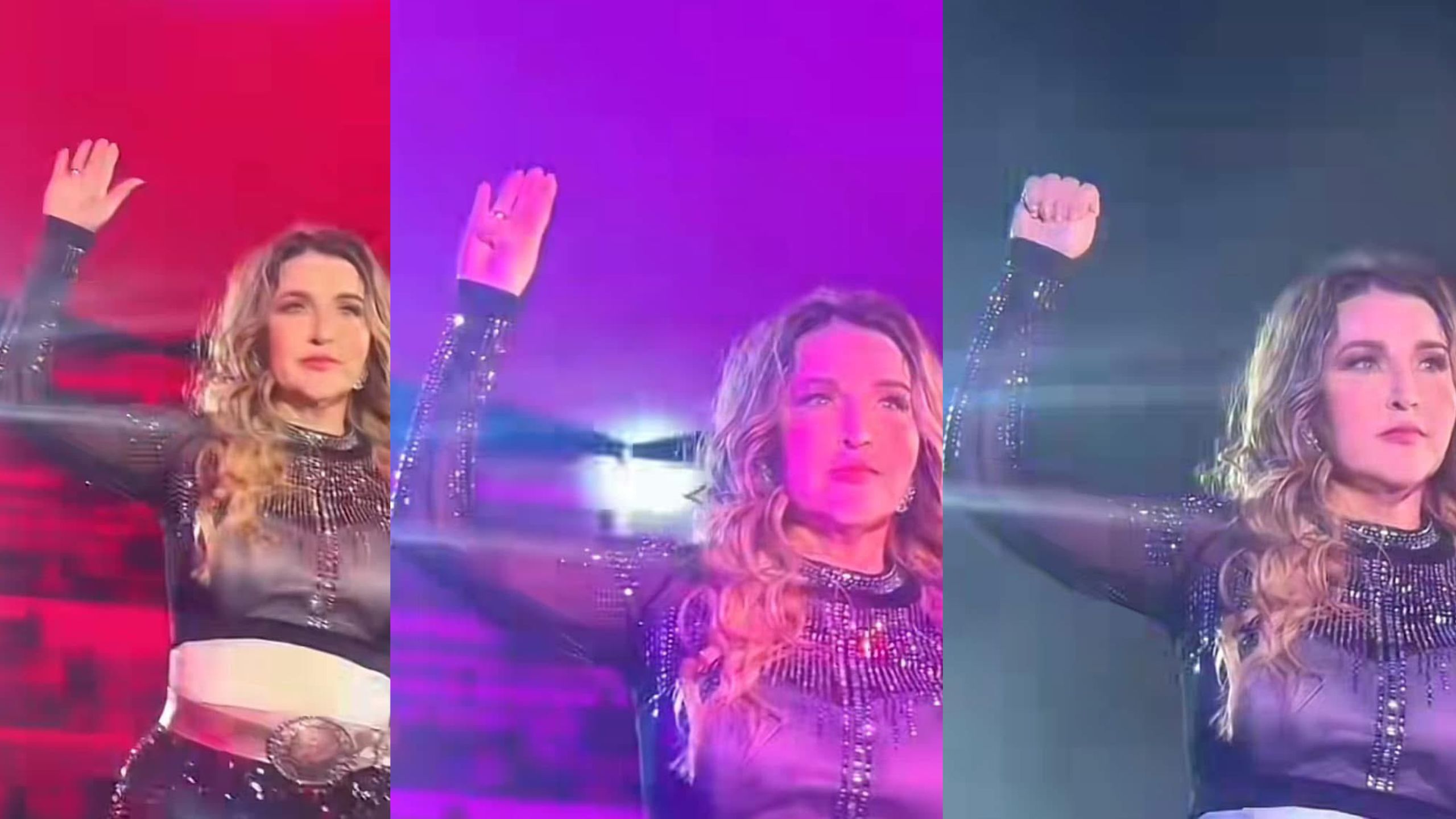 Alicia Villareal lanzó una señal de auxilio en su último concierto y genera alarma