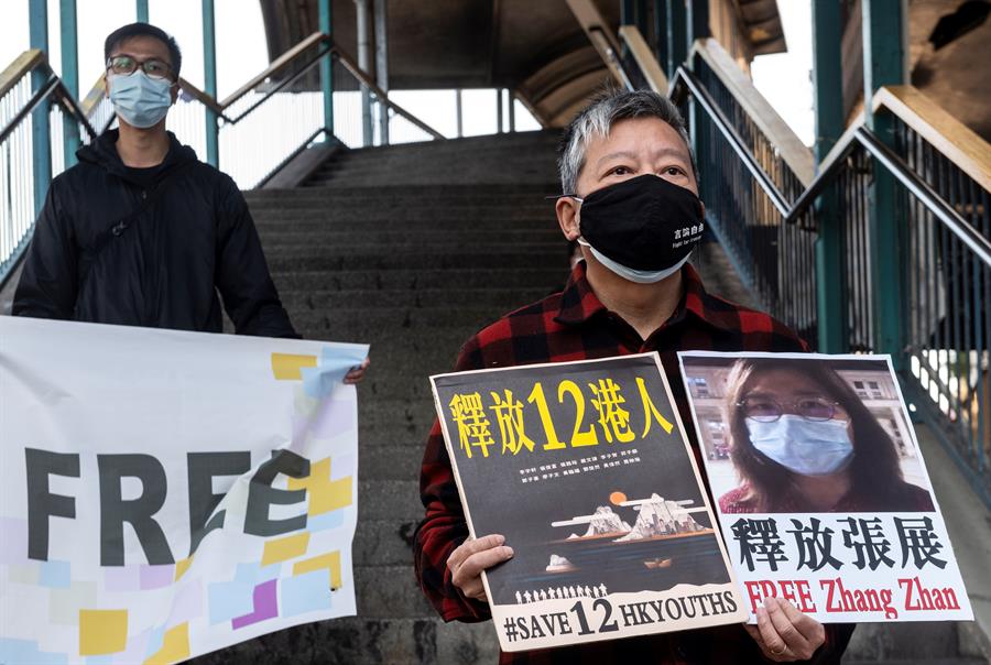 La UE pide la libertad para la periodista china que informó del virus desde Wuhan