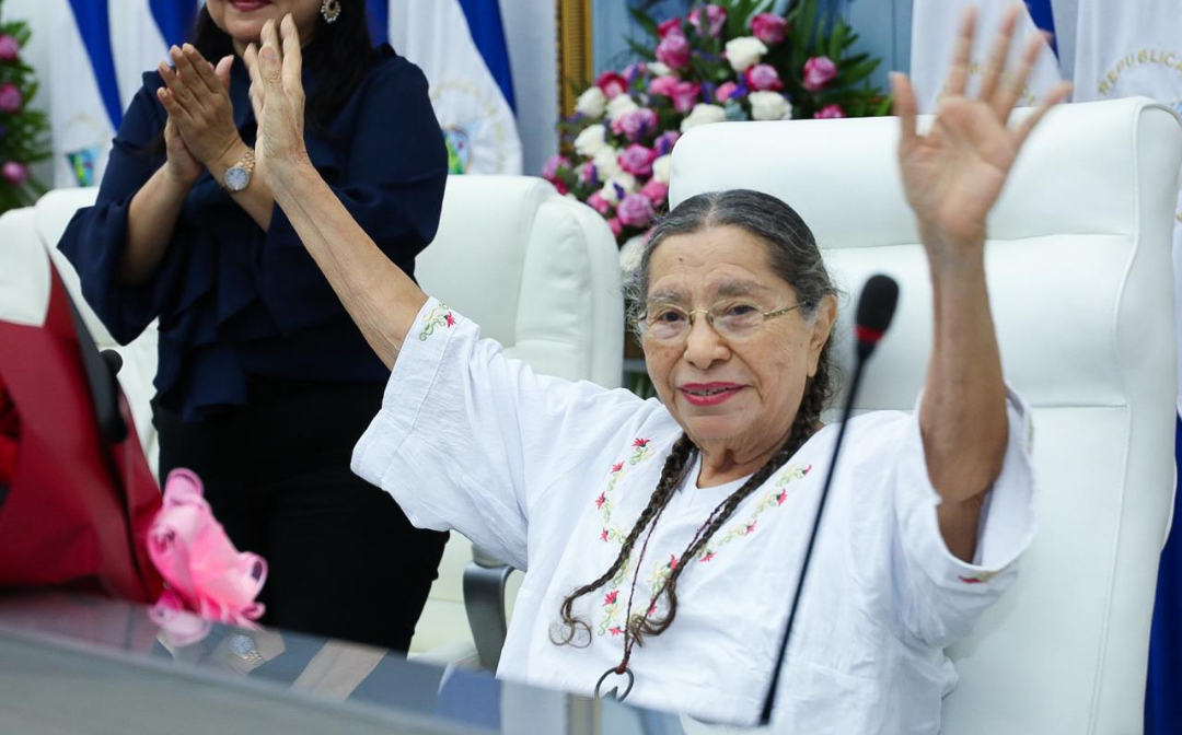 Muere la diputada sandinista Gladys Báez a los 83 años