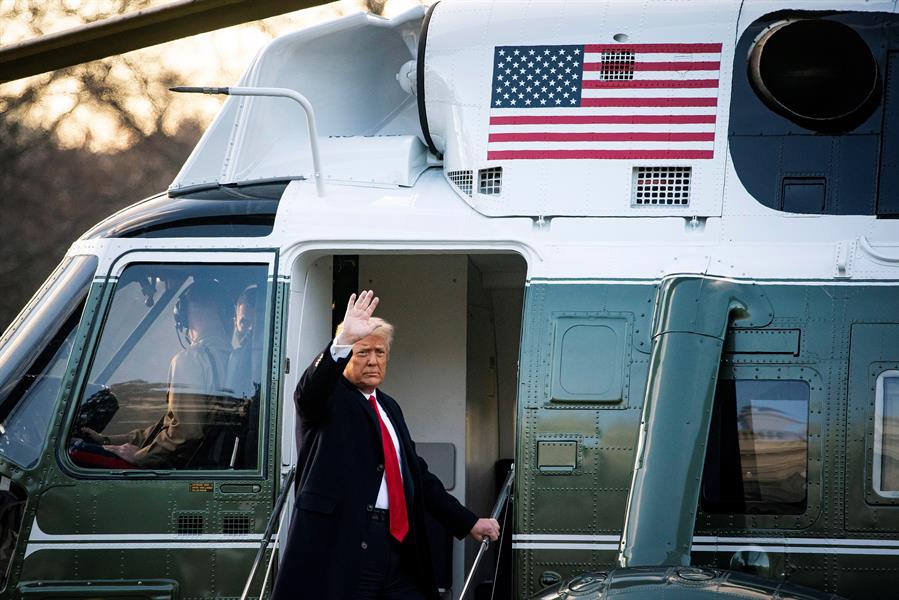 Trump, en su adiós: «Estaremos de vuelta de algún modo»