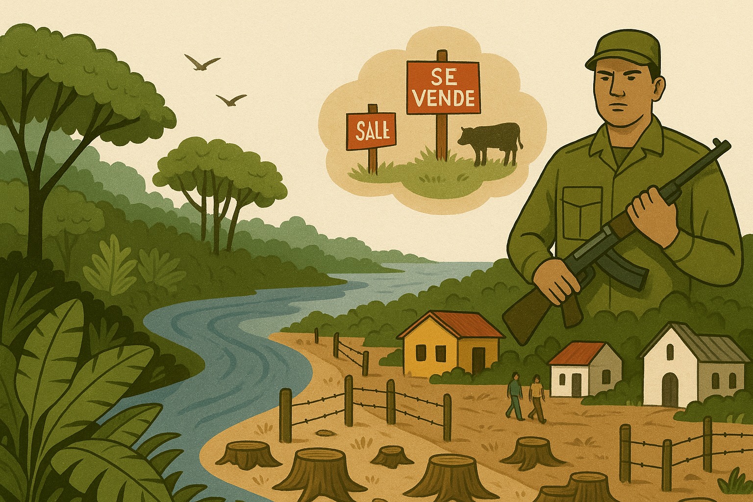 Invasiones ilegales arrasan con el Refugio Río San Juan ante la complicidad del régimen