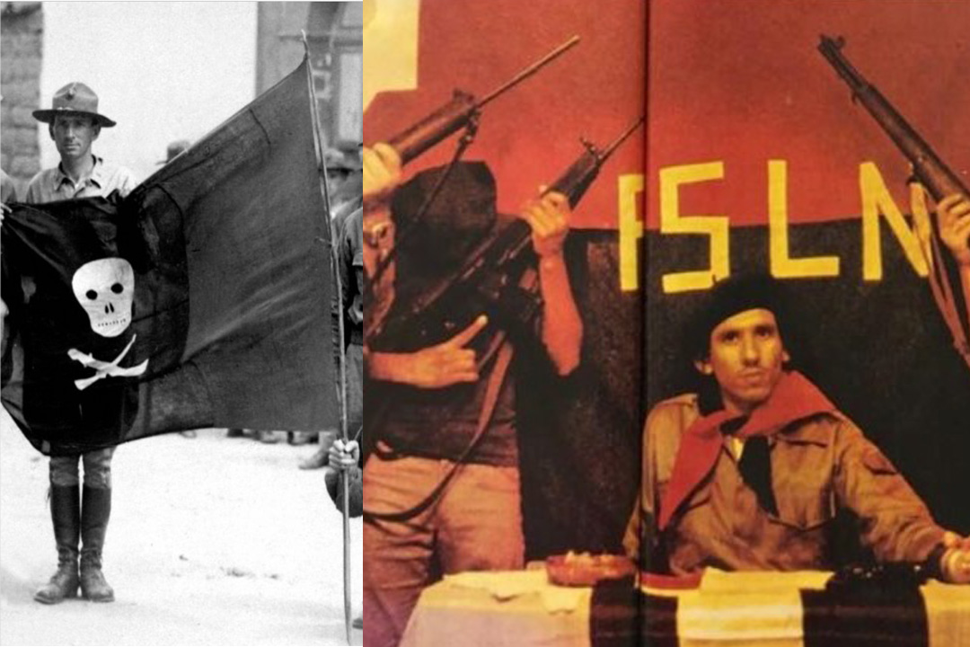 Las banderas de Sandino y del FSLN son impuestas como símbolos patrios