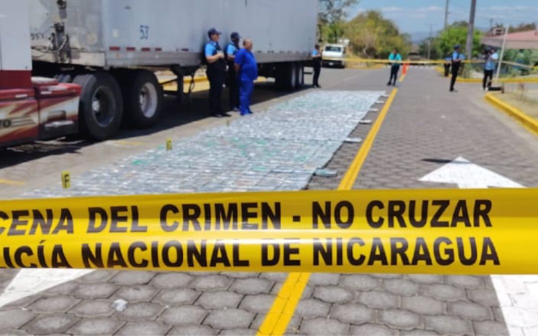 Policía reporta quiebre de más de una tonelada de cocaína en Peñas Blancas