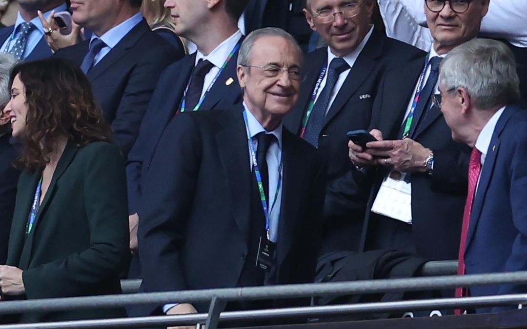Florentino Pérez supera las seis Copas de Europa de Santiago Bernabéu