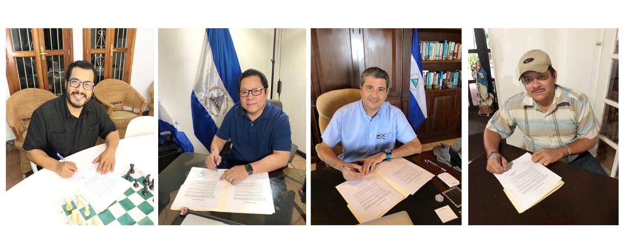 Cuatro aspirantes a la presidencia firman acuerdo de unidad