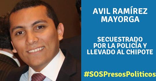 Policía libera a hijo de exministro de Defensa, Avil Ramírez