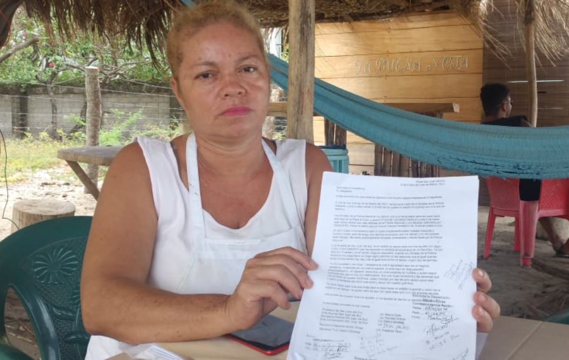 Emprendedora pide a Rosario Murillo no ser desalojada de una playa en San Juan del Sur