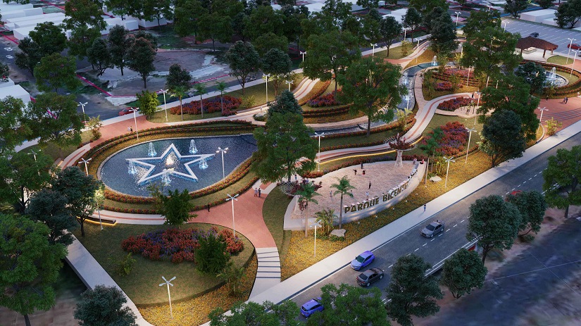 Parque Bicentenario: Otro gasto «fantasma» en Managua para colocar las estrellas de Rosario Murillo