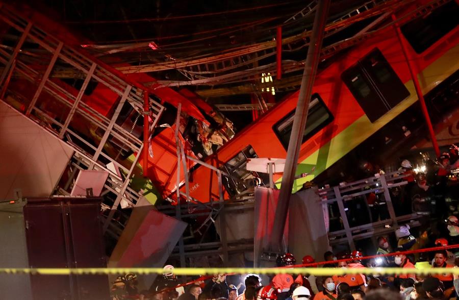 Tragedia en Ciudad de México: 23 muertos y 65 hospitalizados al desplomarse un metro