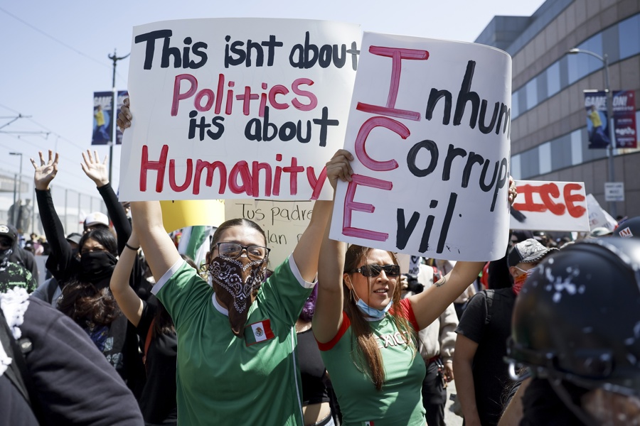 Presentan una demanda «histórica» contra Trump por las redadas migratorias en Los Ángeles
