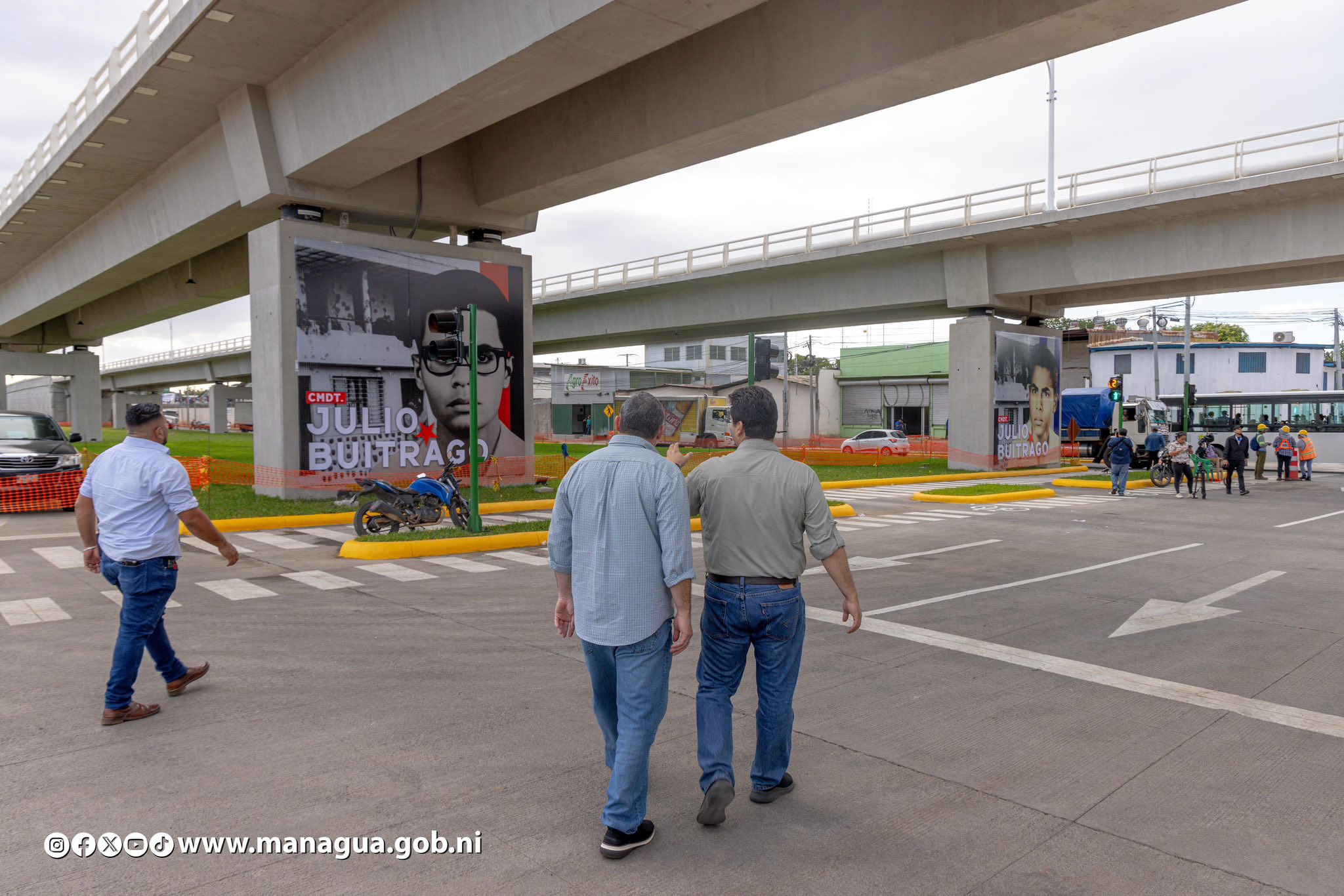 Cancelan inauguración del paso a desnivel de la Carretera Norte en Managua porque no está listo