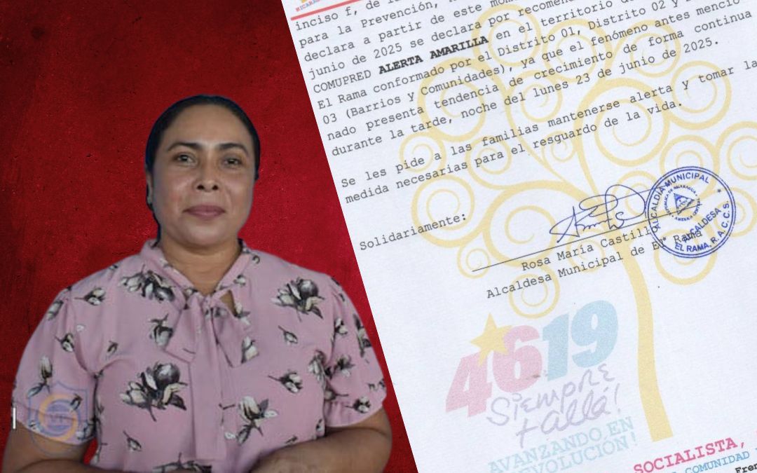 Continúa la purga en los municipios: alcaldesa de El Rama, «despedida» en silencio