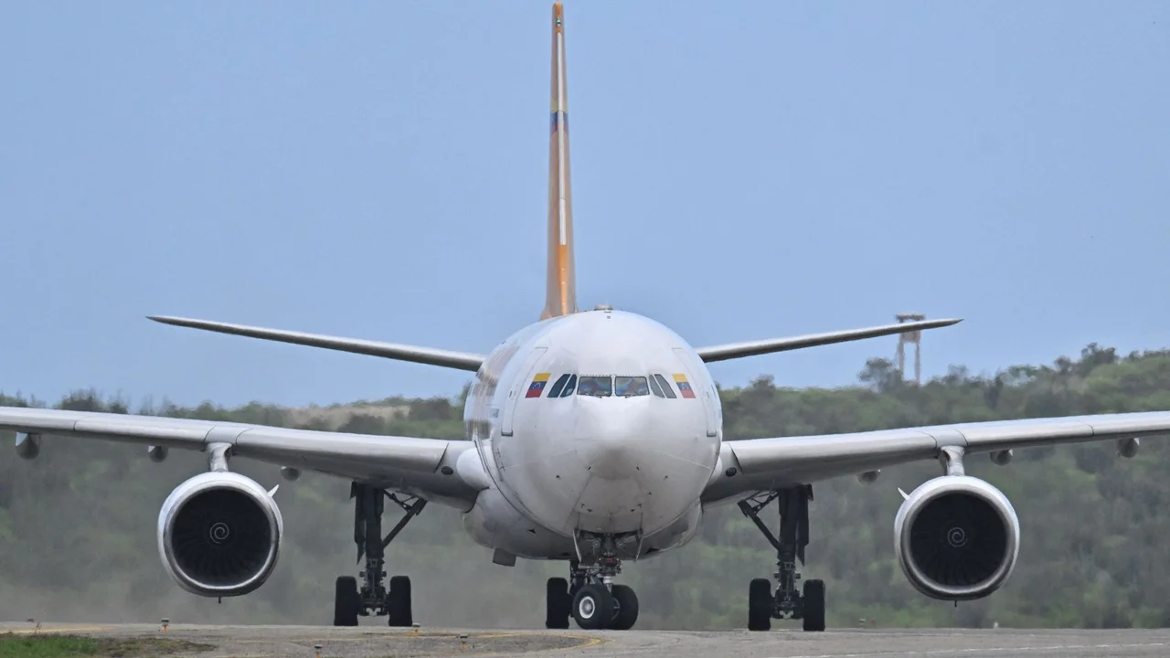 Segundo aterrizaje exprés del avión de Maduro en Managua en plena escalada de tensión con Estados Unidos