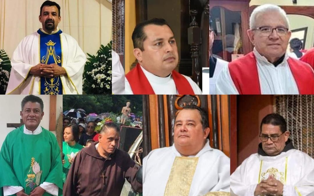 Régimen confirma destierro de siete sacerdotes nicaragüenses a Roma