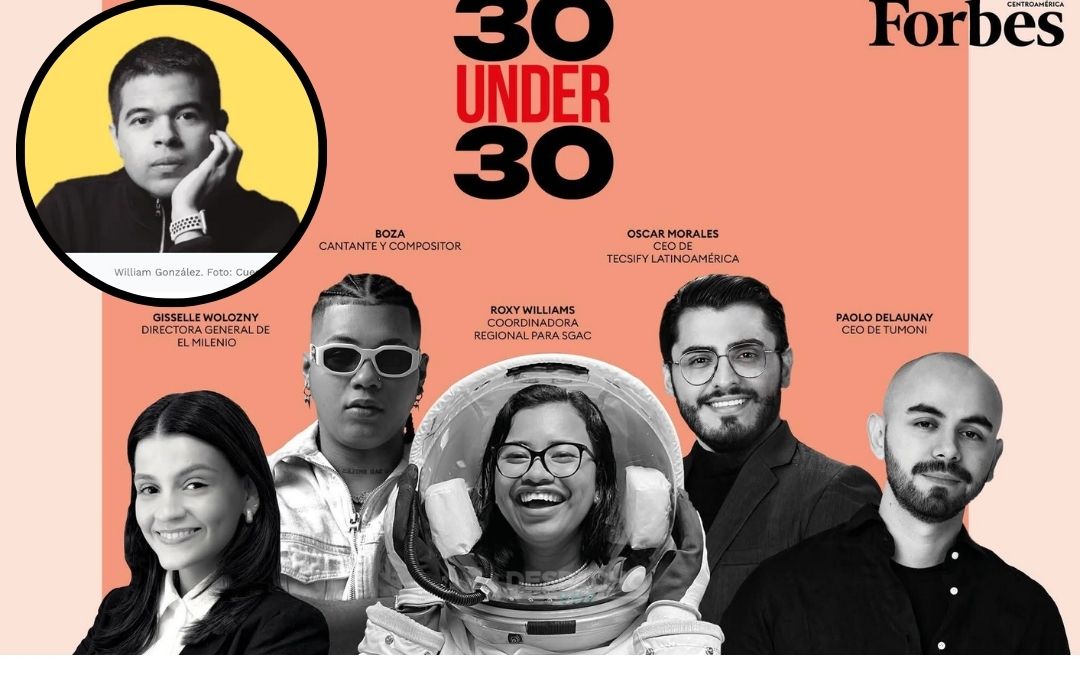 Los nicaragüenses Roxy Williams y William González entre los jóvenes más influyentes de Forbes 2025