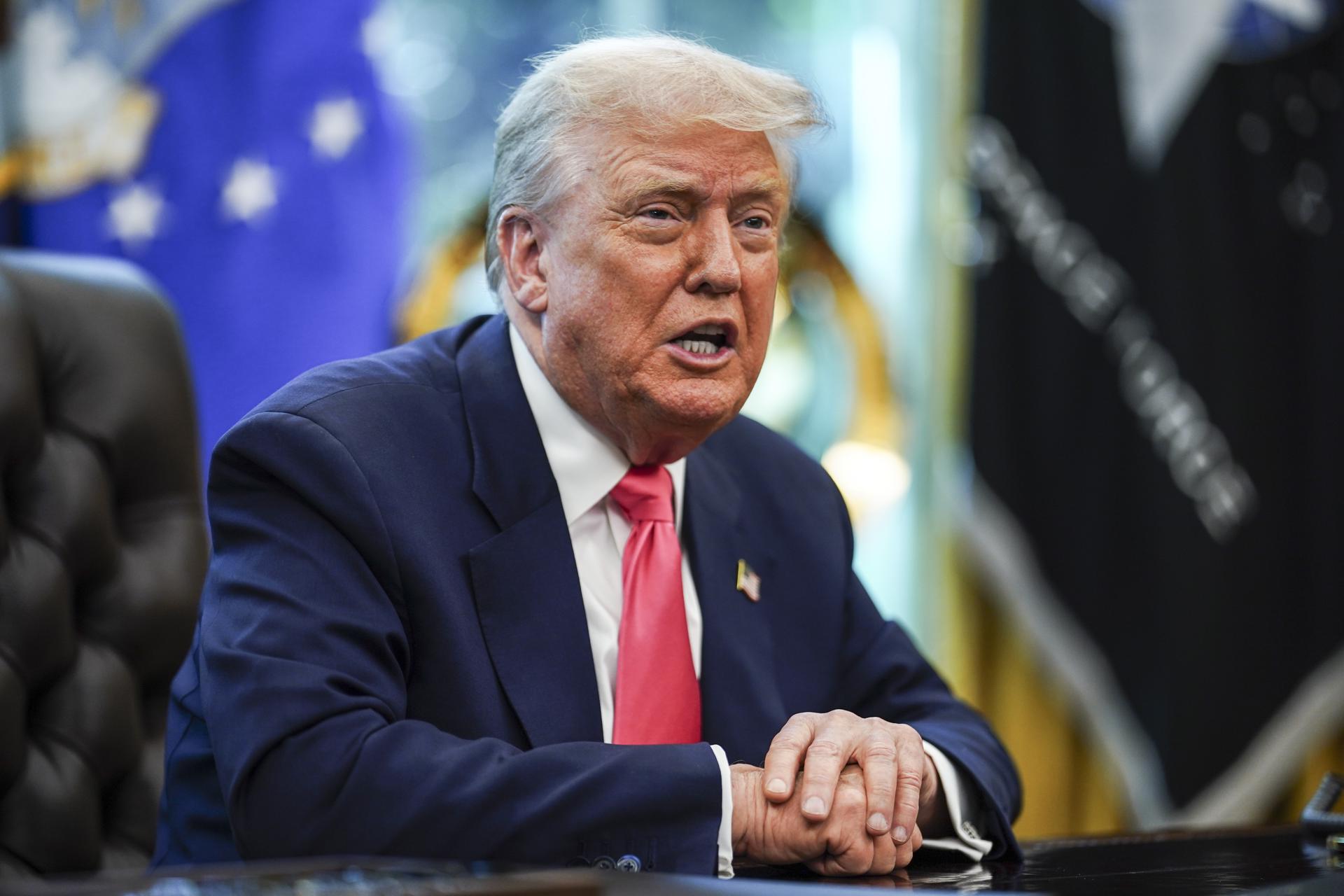Trump afirma que la liberación de rehenes solo depende de la «destrucción» de Hamás