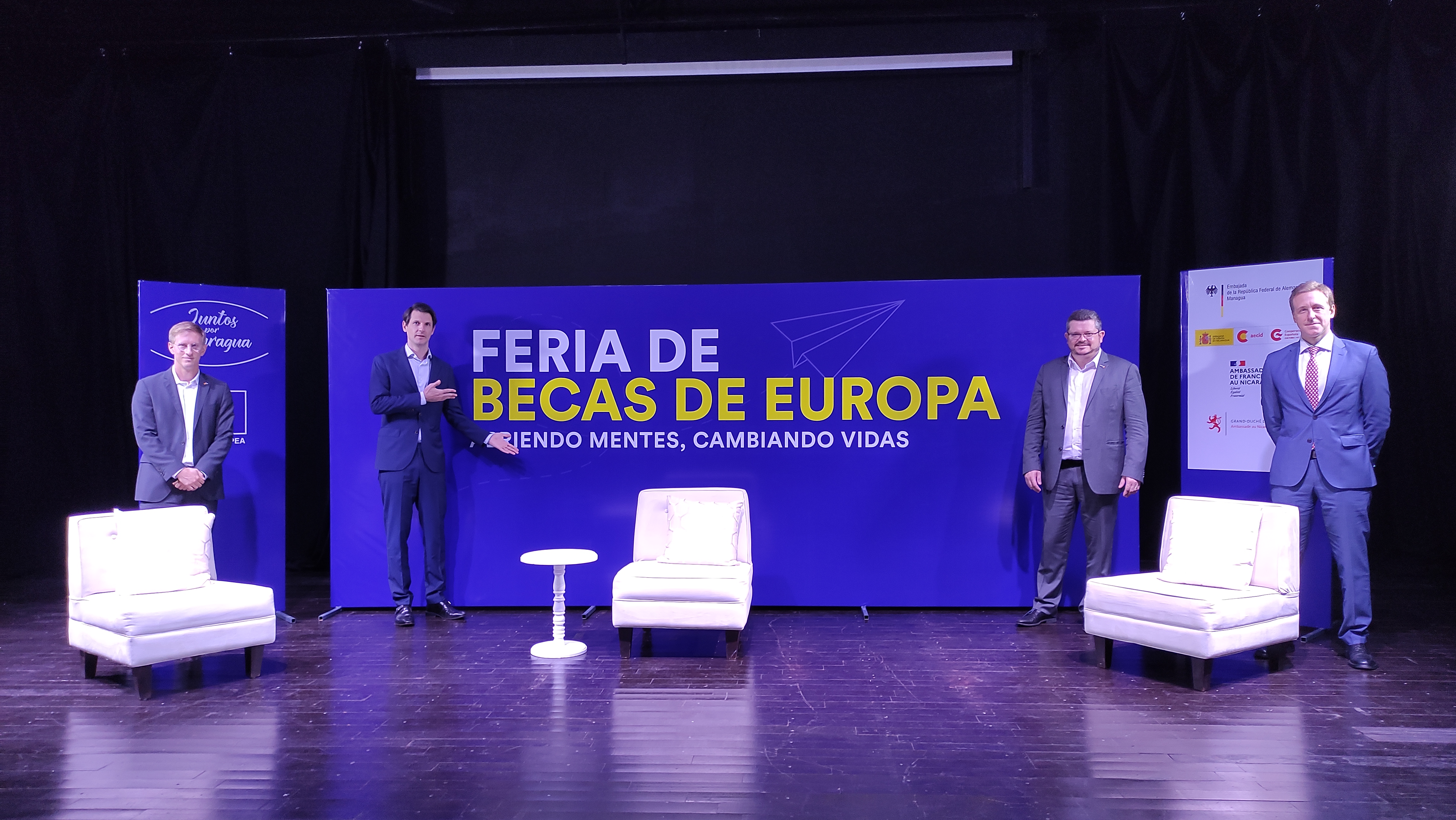 Feria de becas para nicaragüenses interesados en estudiar en Europa