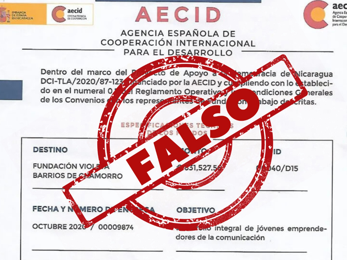 AECID desmiente “pruebas” del régimen: «Nunca ha financiado» a la FVBCh