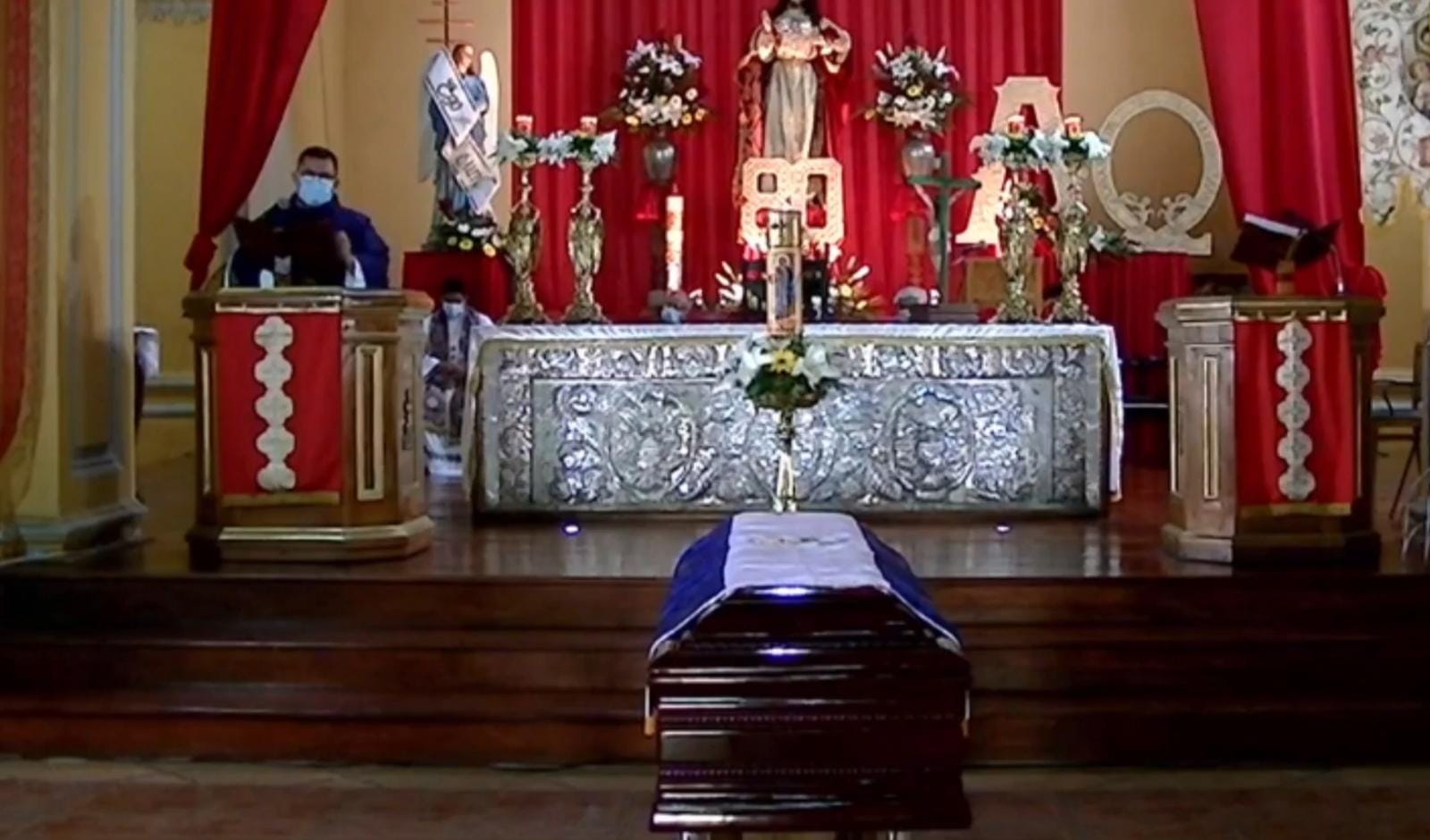 Despiden al expresidente de Nicaragua Enrique Bolaños Geyer