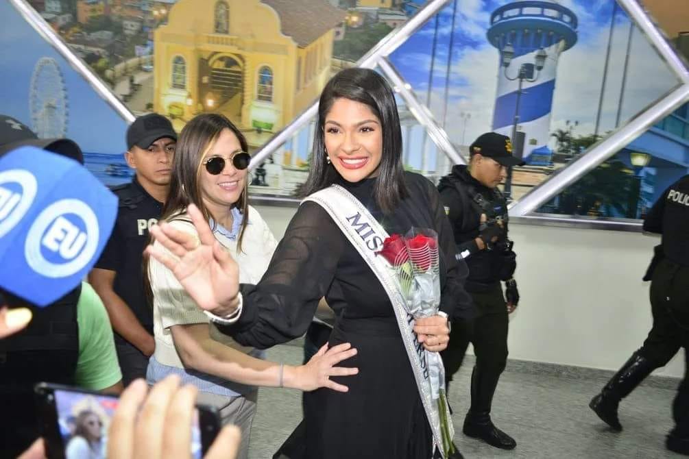 Sheynnis Palacios llega a Ecuador para coronar a la próxima reina de belleza de ese país