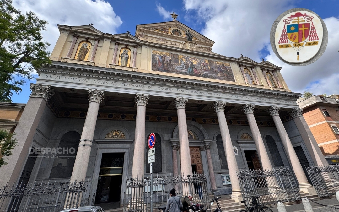 Así es la iglesia de Roma que lleva el sello de Nicaragua: el templo del cardenal Brenes