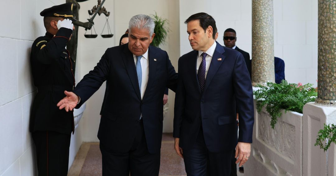 Marco Rubio y el presidente panameño se reúnen en plena disputa por el Canal de Panamá