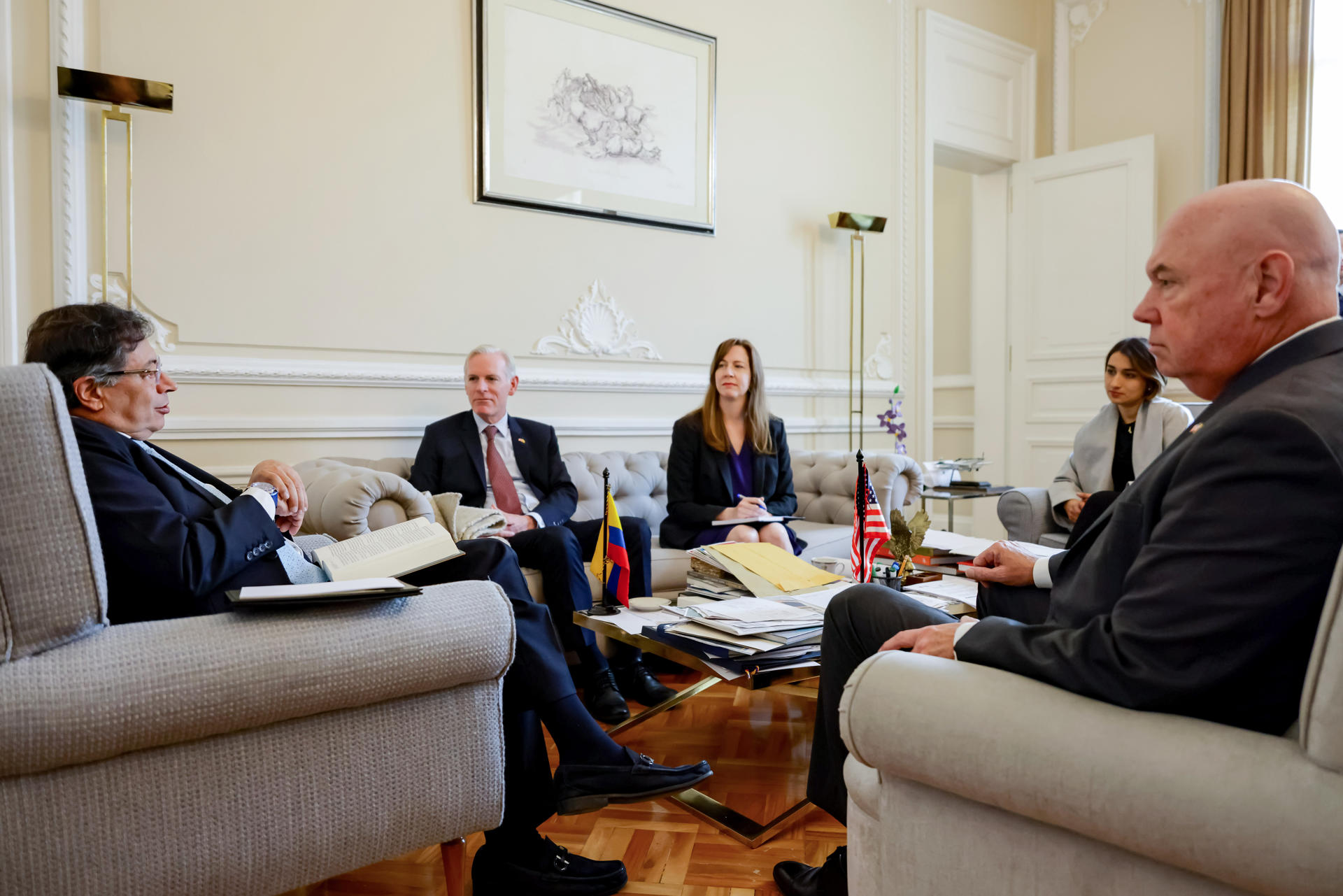 Petro se reúne con funcionarios de EE.UU. por primera vez después de la crisis diplomática