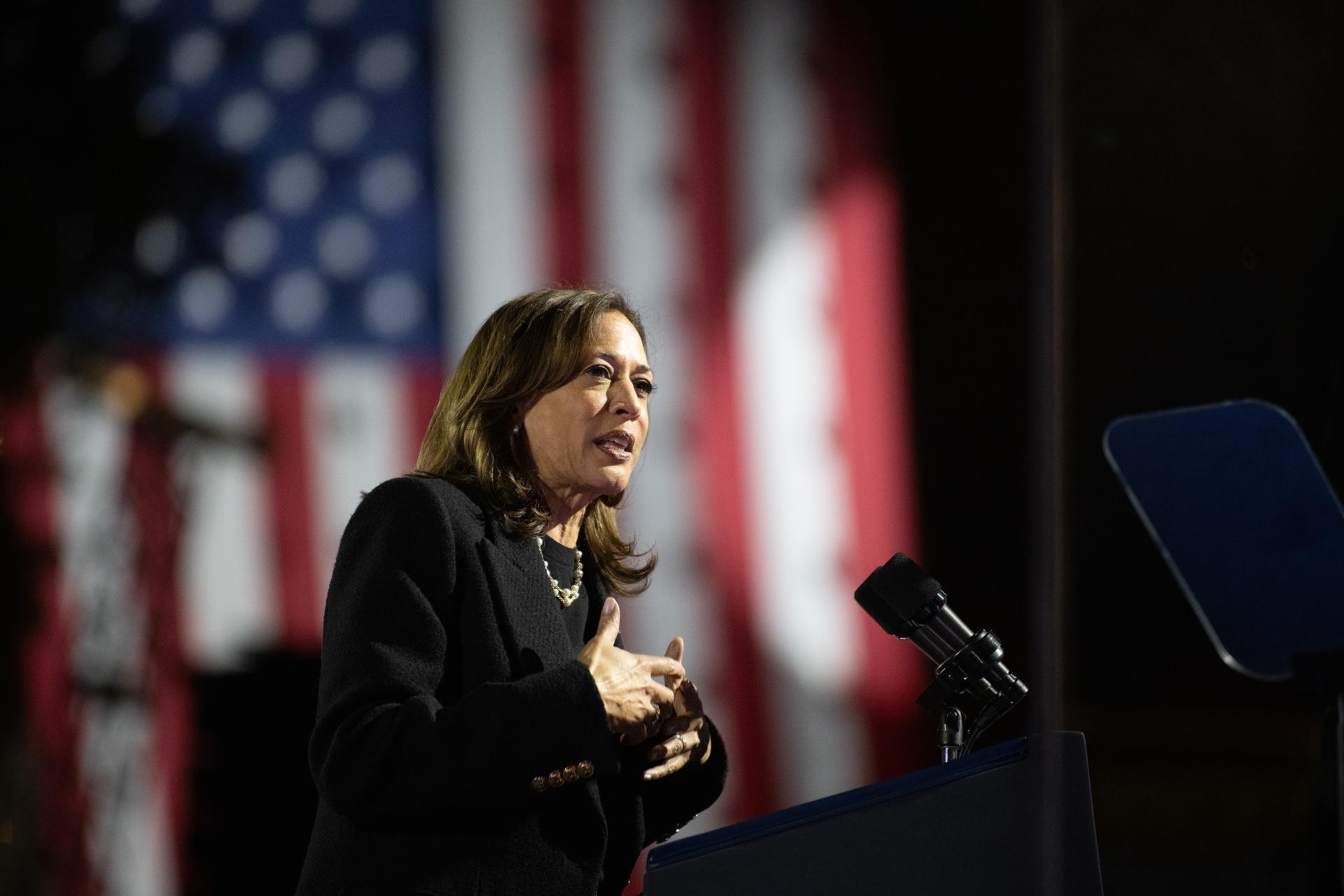 Harris dará un discurso a sus seguidores y llamará a Trump para reconocer los resultados