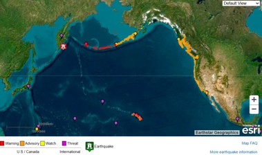 Un terremoto de magnitud 8,8 en península rusa desata alertas de tsunami en el Pacífico