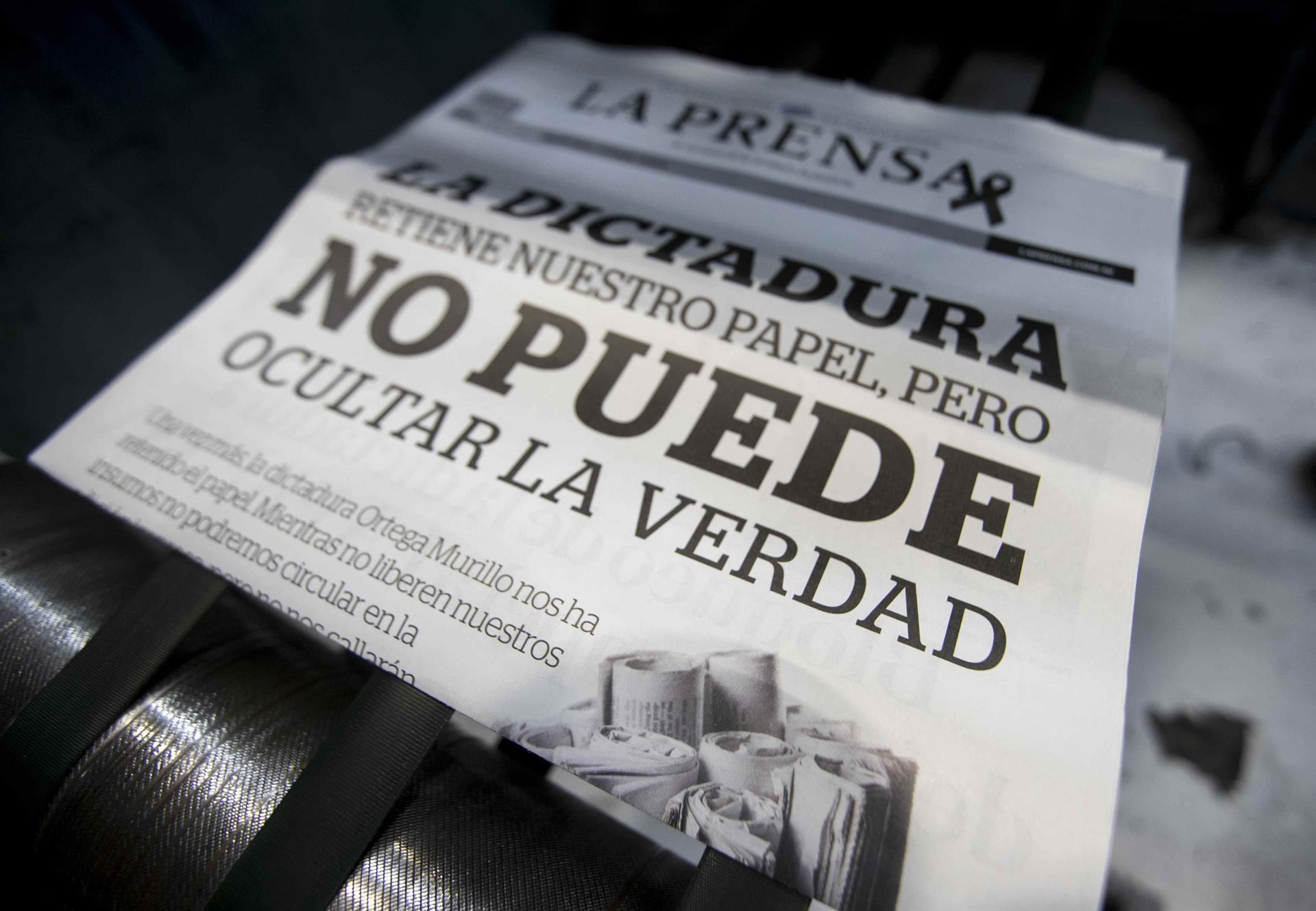 La SIP condena represalia de Ortega contra el diario La Prensa 