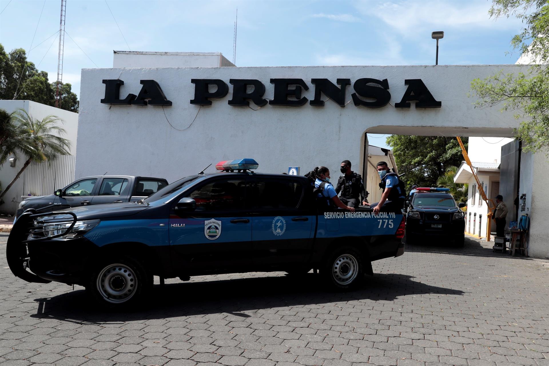 La Prensa amanece tomada por la Policía, directivo fue trasladado a El Chipote y no aparece