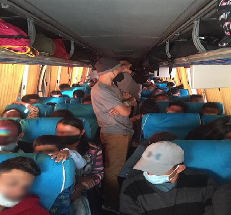 Interceptan a 146 migrantes, 50 de ellos menores, en el norte de México