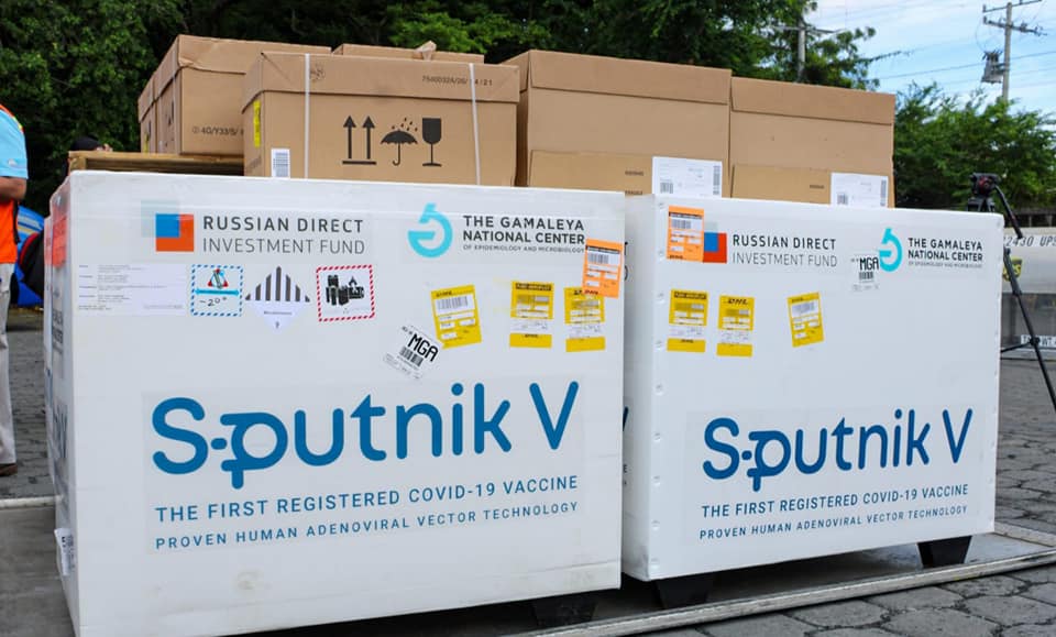 Nicaragua recibe lote de 130 mil dosis de la vacuna rusa Sputnik V