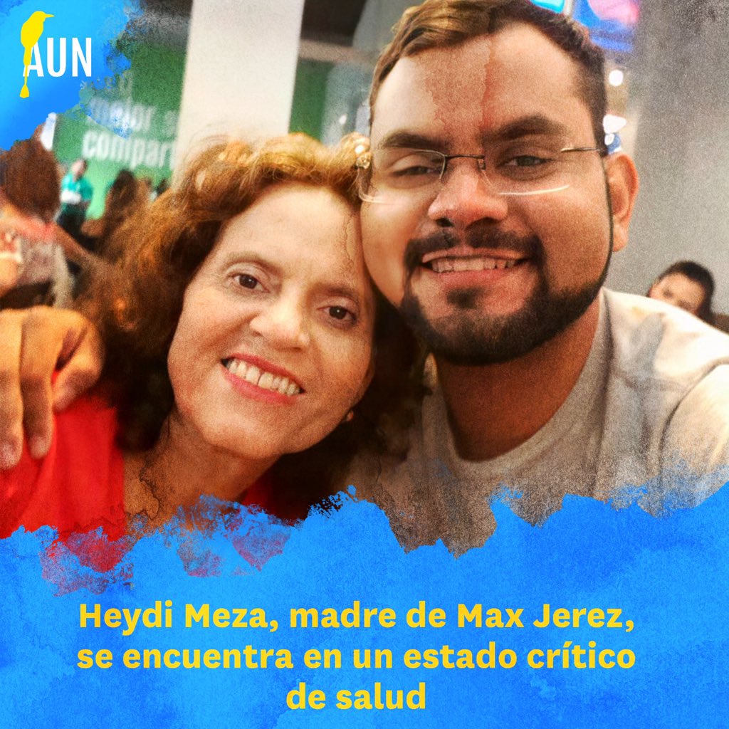 Fallece mamá del reo político Max Jerez