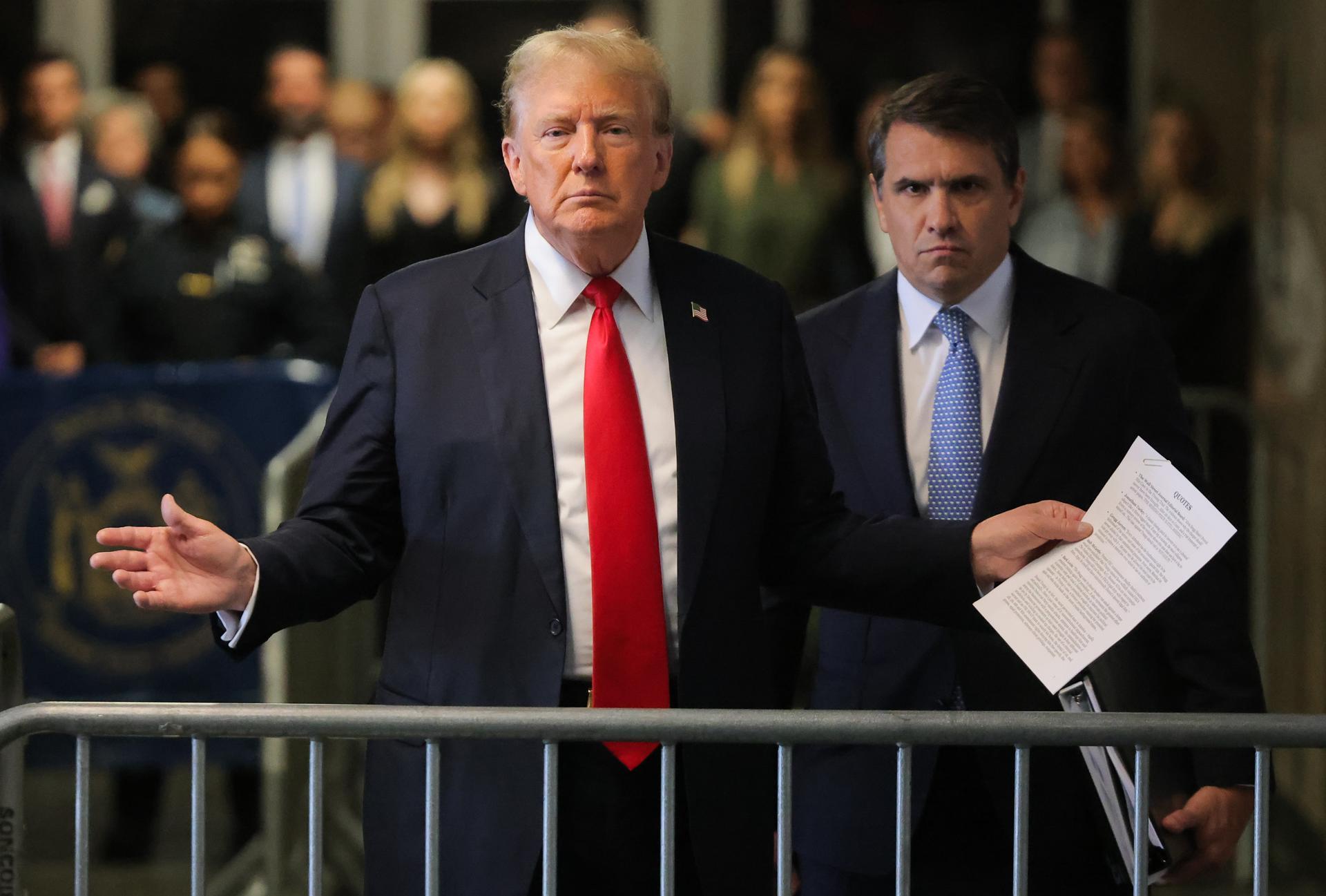 Juez retrasa, sin fecha, la sentencia del juicio penal de Donald Trump en Nueva York