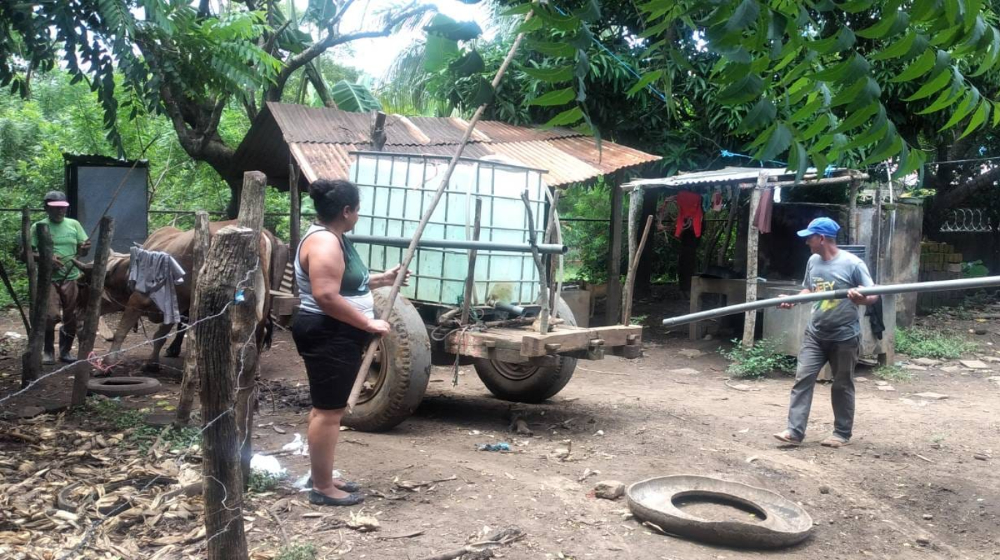 940 familias de dos comunidades de Rivas sin agua potable desde el 15 de septiembre