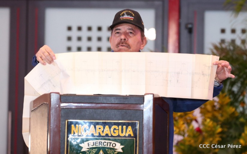 Ortega desentierra el sueño del canal interocéanico en Nicaragua y exhibe mapas de 1889