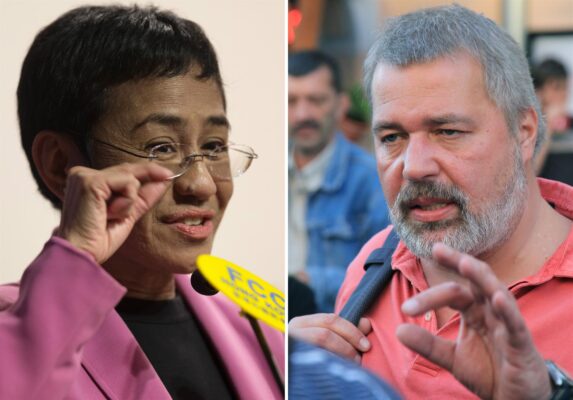 El Nobel de la Paz reconoce la libertad de expresión con el premio a dos periodistas