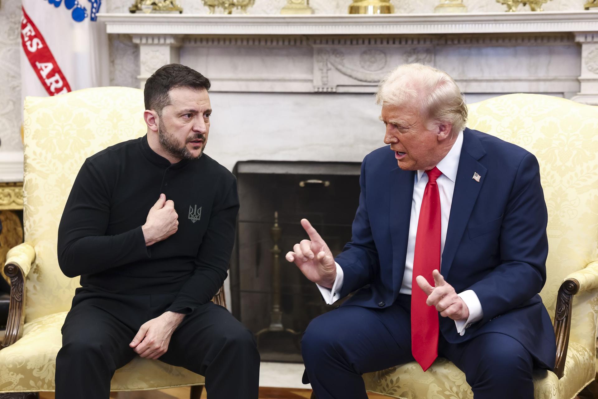 Trump dice ante Zelenski que se ve como un «árbitro» entre Rusia y Ucrania