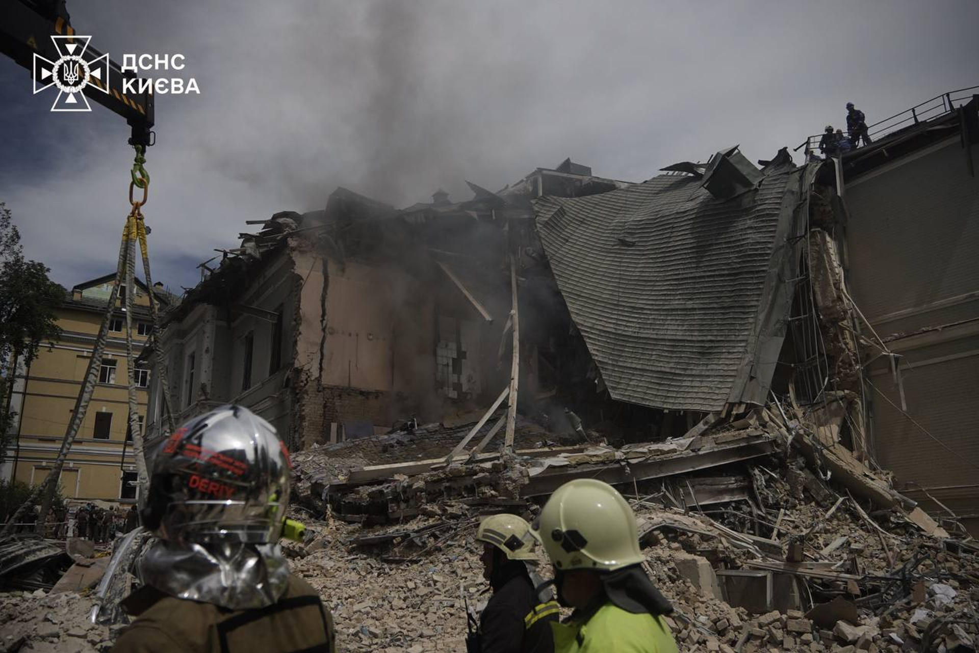 Rusia atacó el hospital infantil de Kiev con un misil Kh-101, según Ucrania