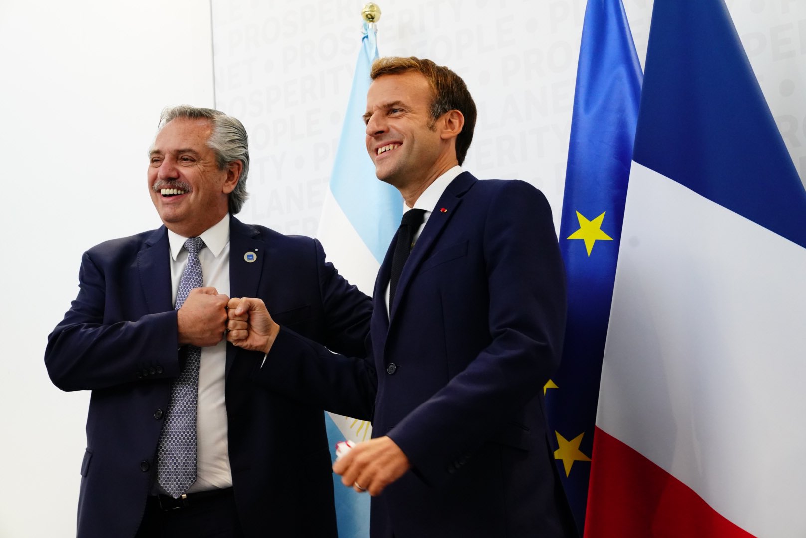 Fernández aborda con Macron la crisis de Nicaragua 