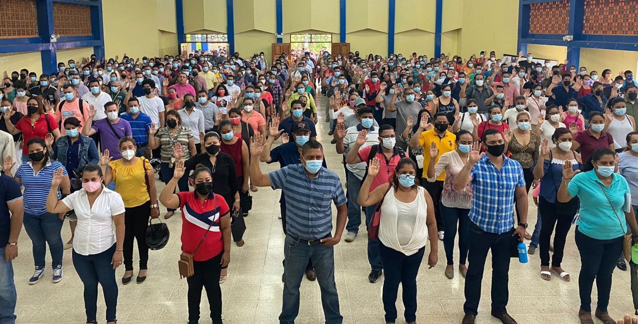 Miembros de las JRV toman posesión a siete días de las votaciones de Ortega