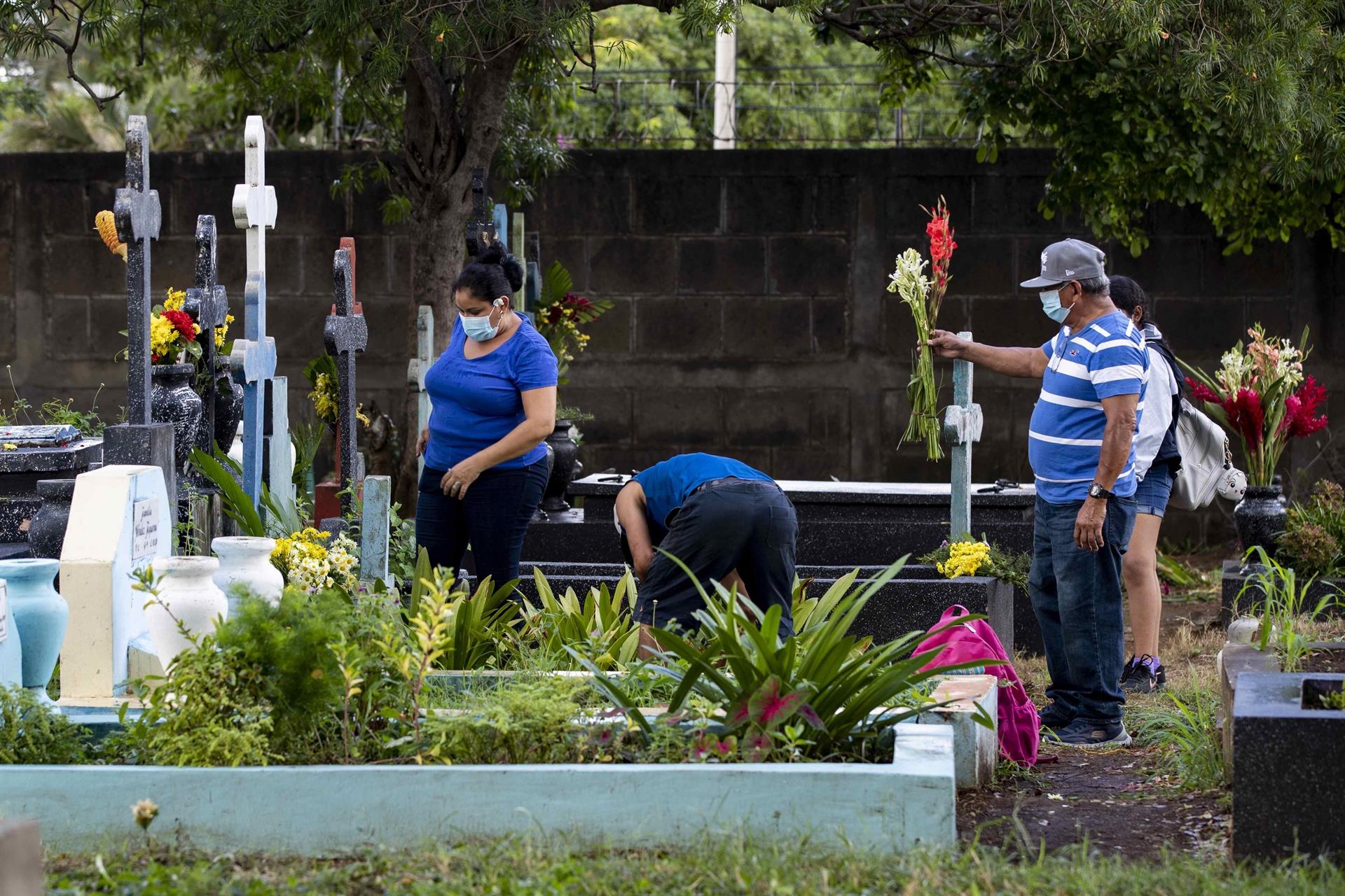 Día de los muertos: La pandemia reduce visitas a los cementerios en Nicaragua