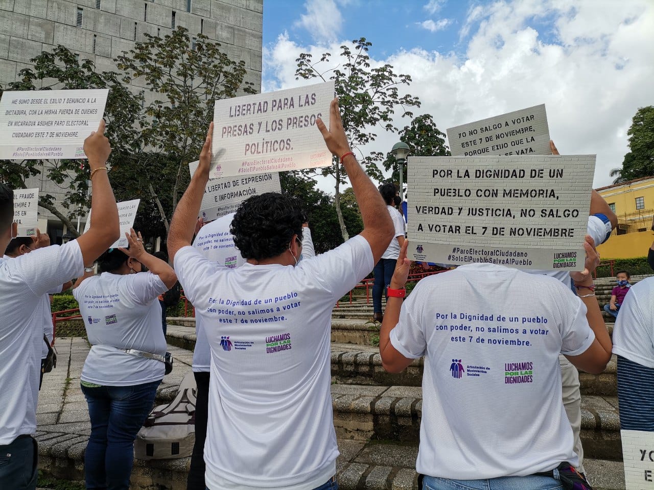 Nicaragüenses marcharán contra el fraude electoral en más de 50 ciudades de 20 países del mundo