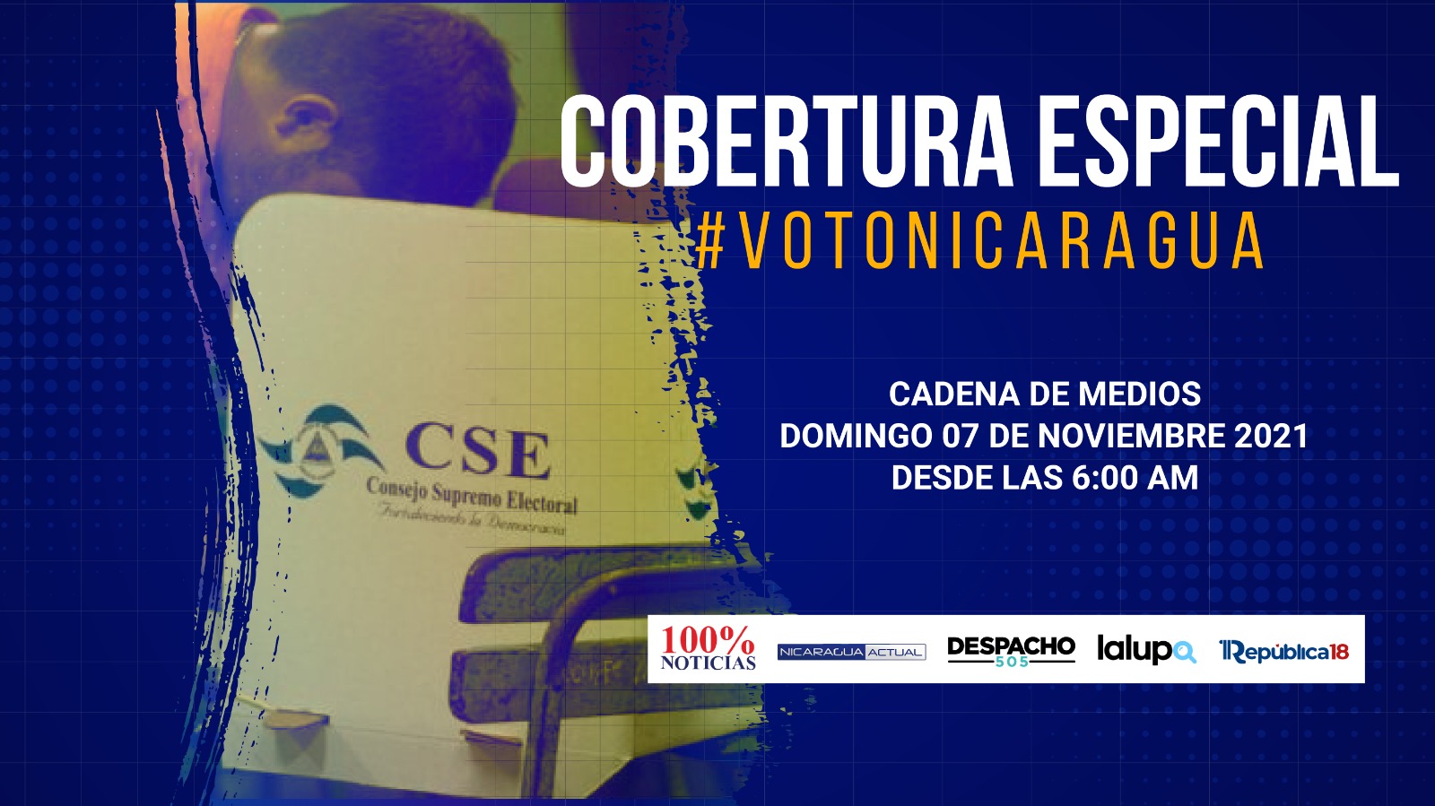 DESPACHO 505 se suma a cobertura especial este 7 noviembre sobre las votaciones de Ortega